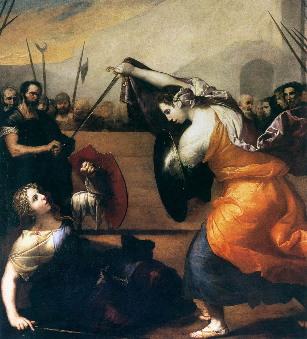duel of isabella de carazzi and diambra de pottinella[